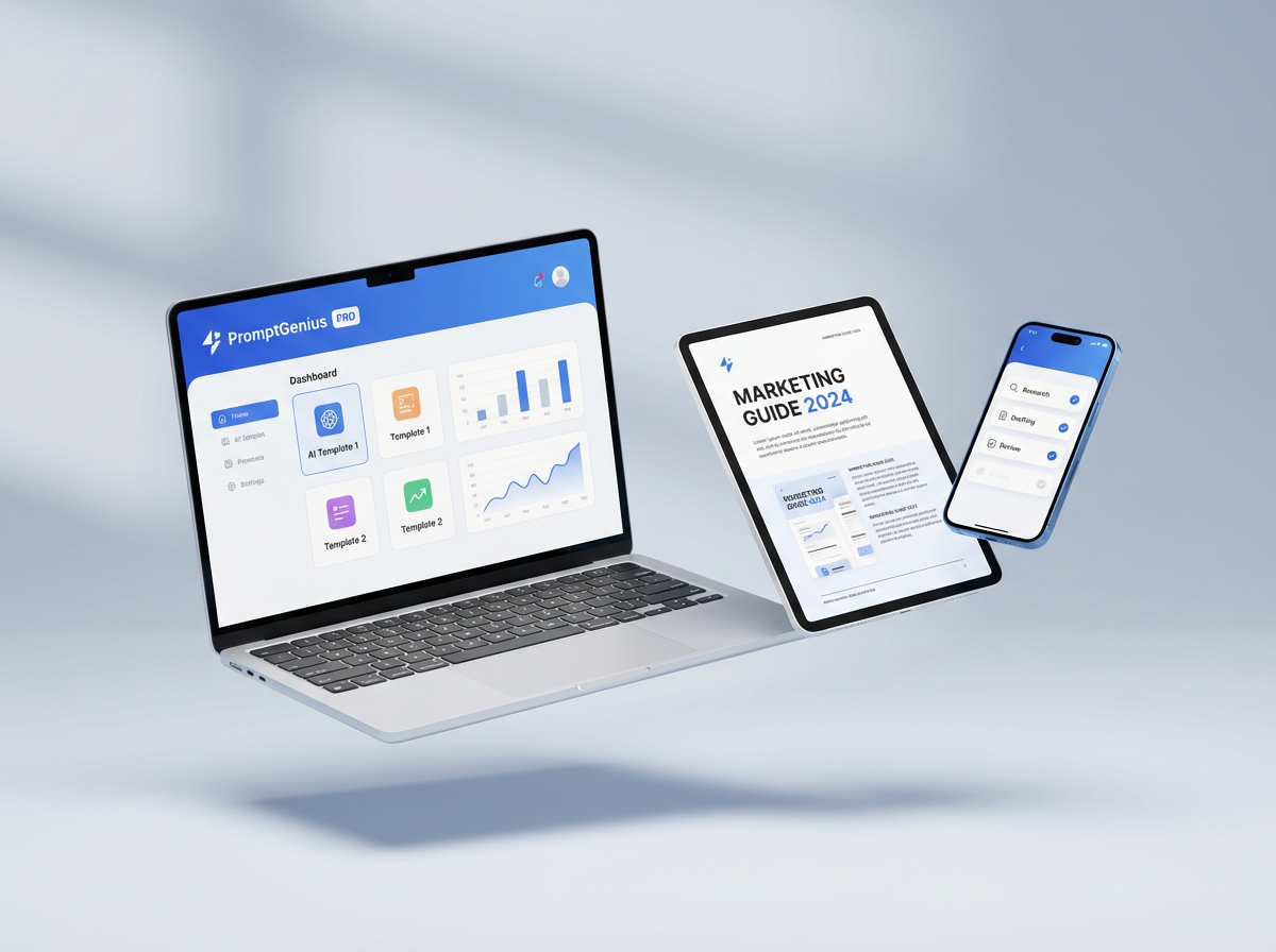 PromptGenius PRO - Kit completo com prompts de IA para marketing digital